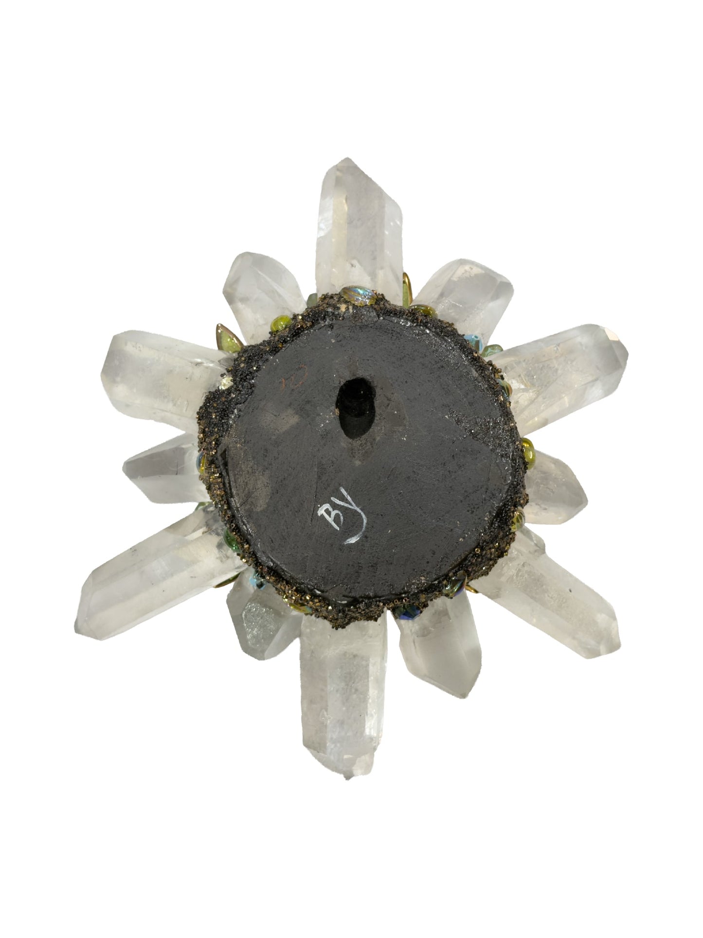 Eye Shine X Quartz Sculpture Betsy Youngquist