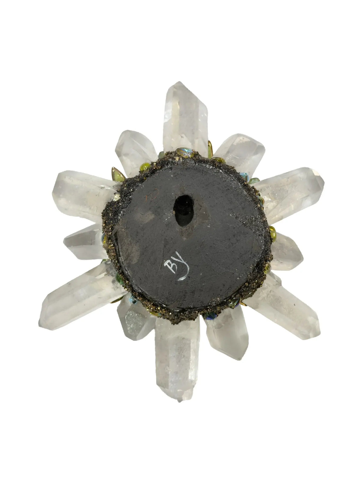 Eye Shine X Quartz Sculpture Betsy Youngquist