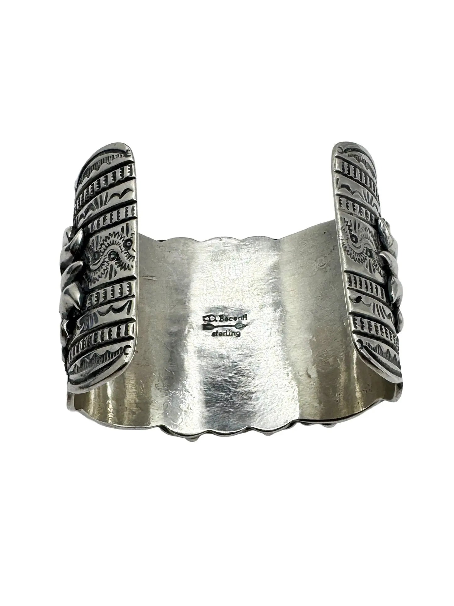 Sterling Silver Royston Oval Turquoise Cuff