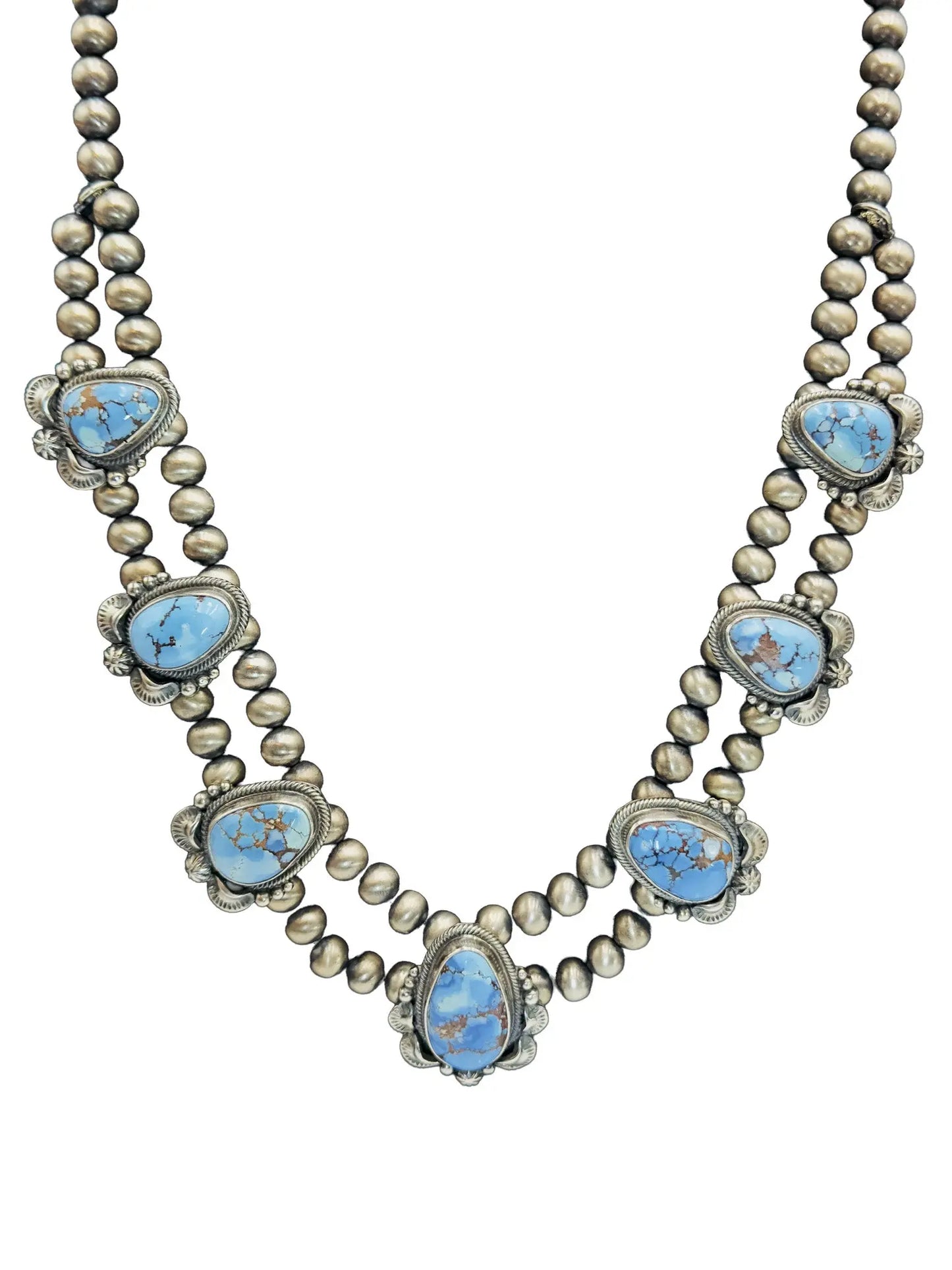 Golden Hills Turquoise & Sterling Silver Necklace