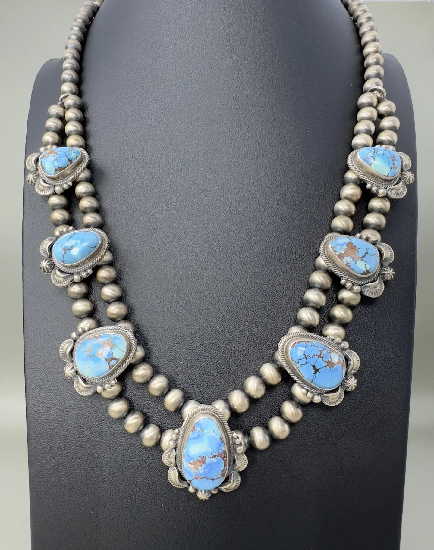 Golden Hills Turquoise & Sterling Silver Necklace