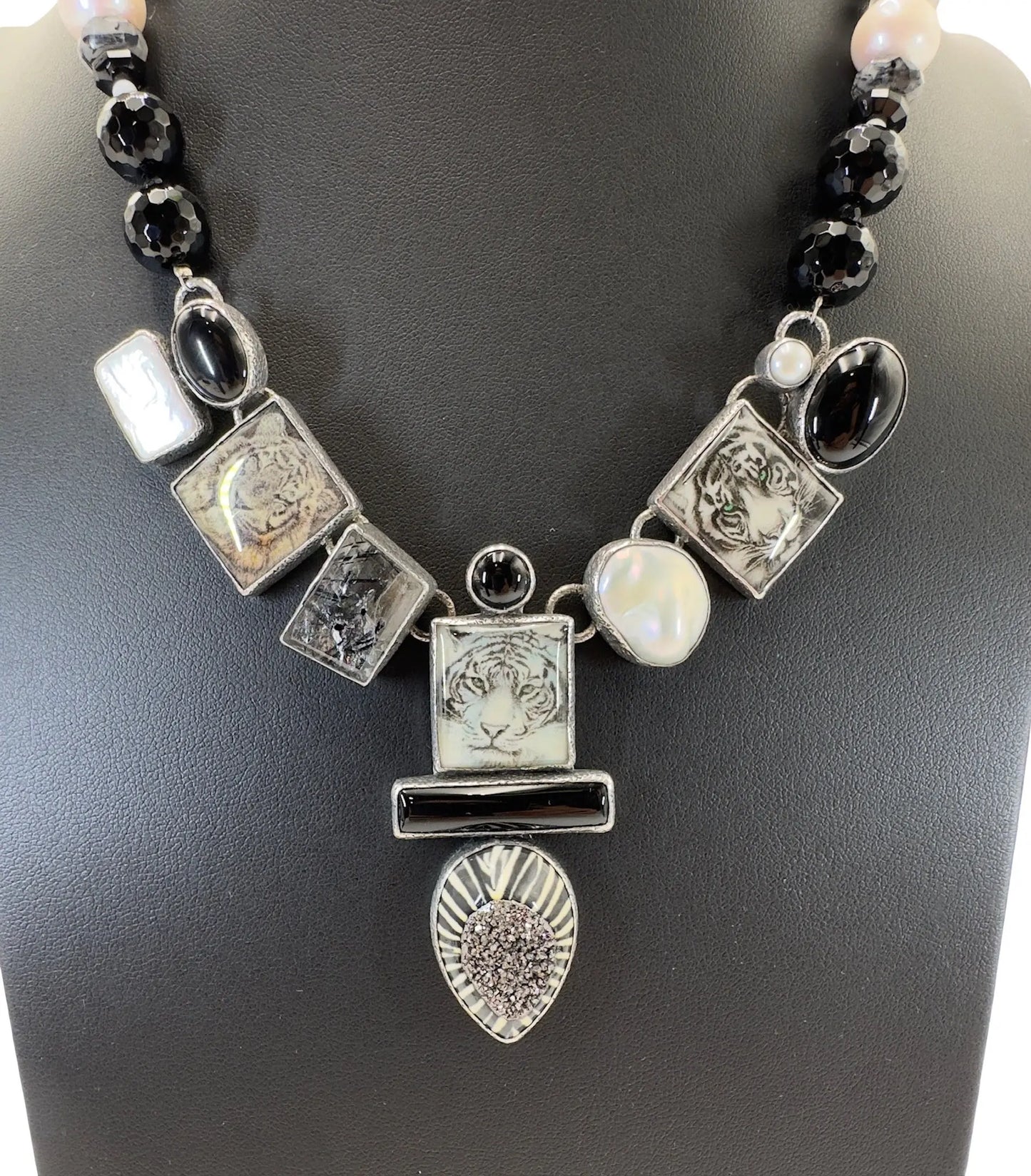 Tiger Nights Statement Necklace