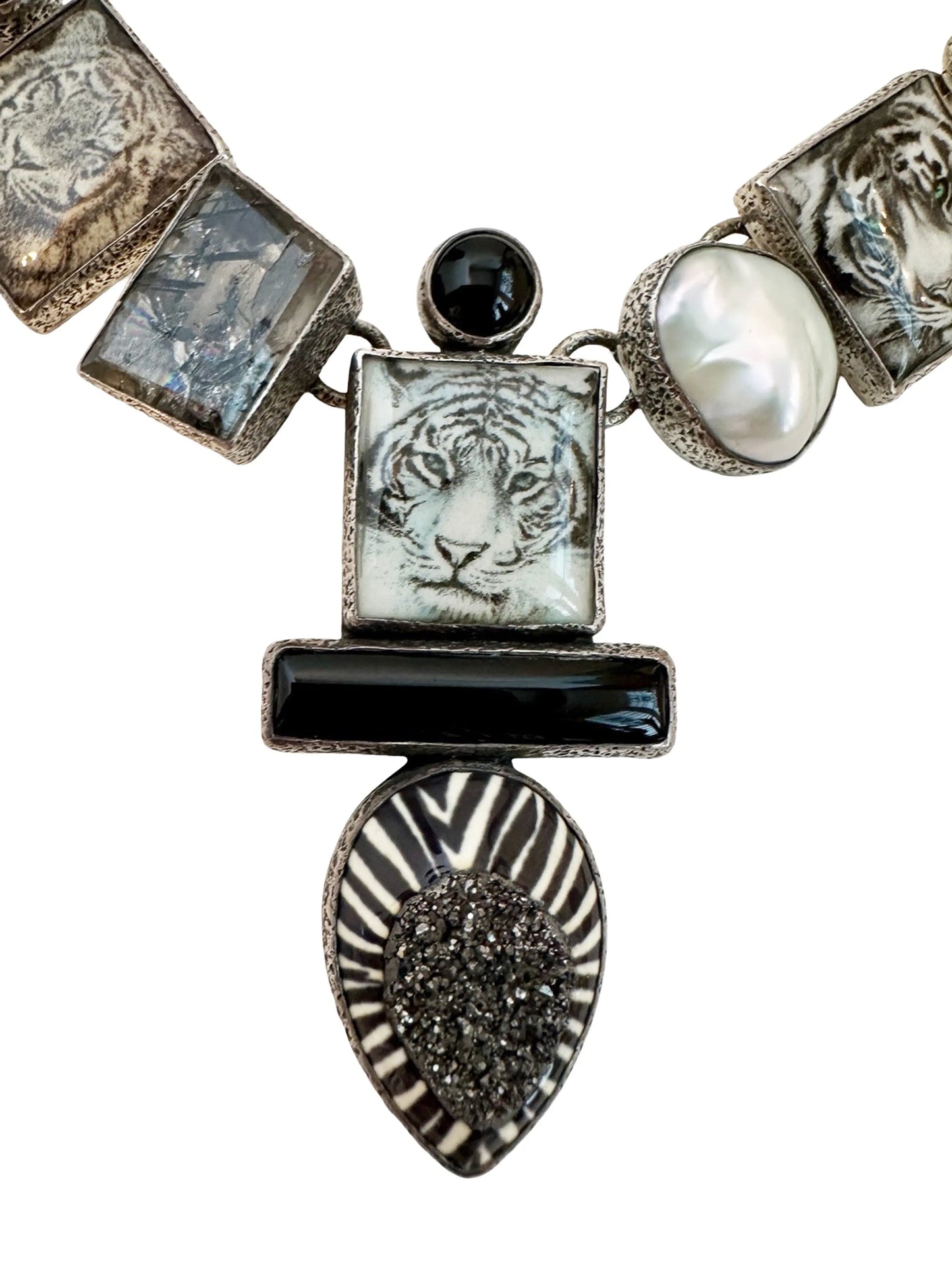 Tiger Nights Statement Necklace