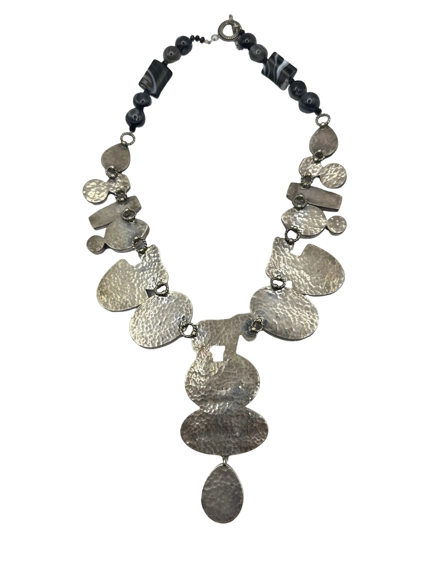 Zebra Pendant Statement Necklace