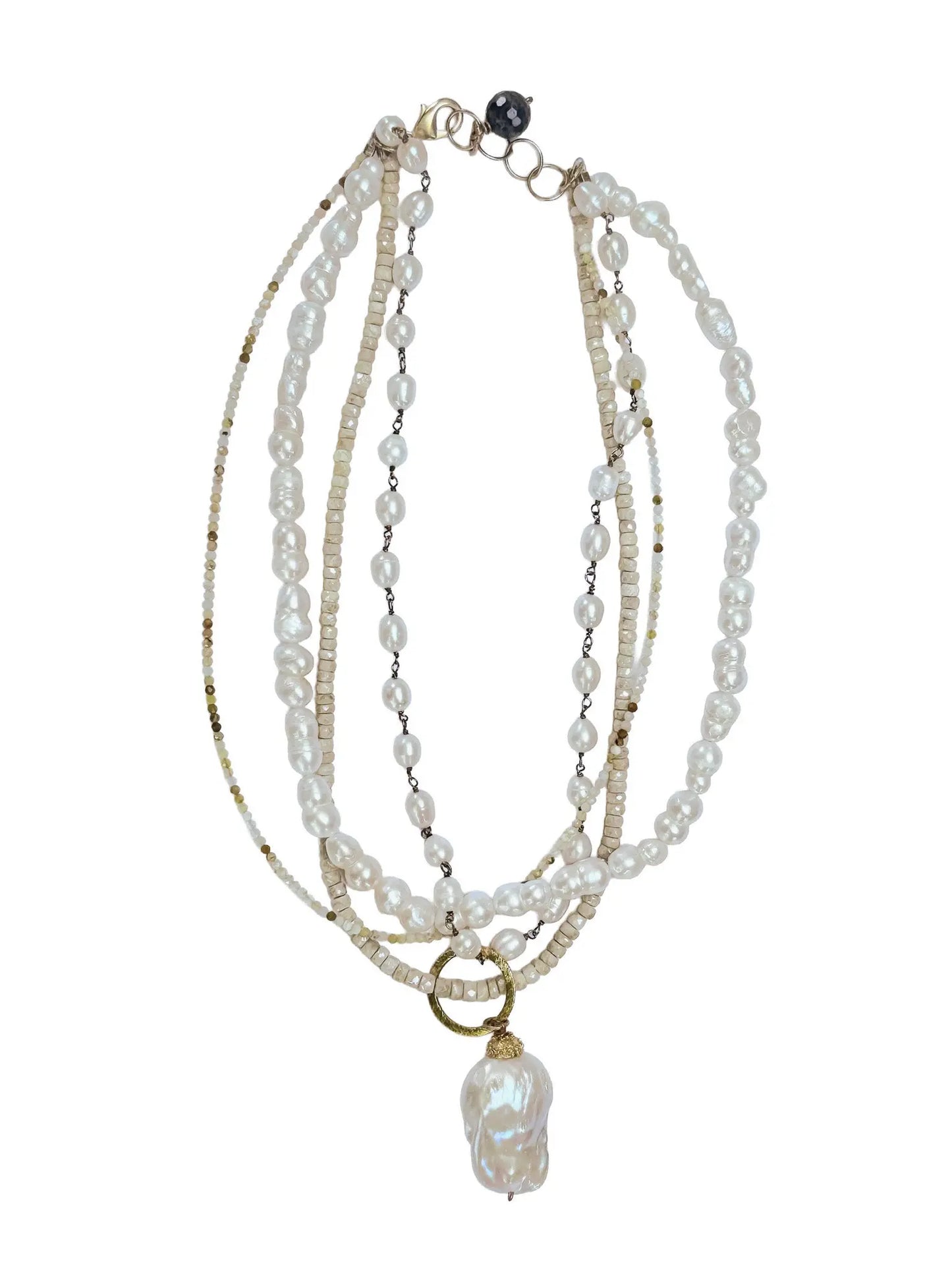 Multi Strand Baroque Necklace