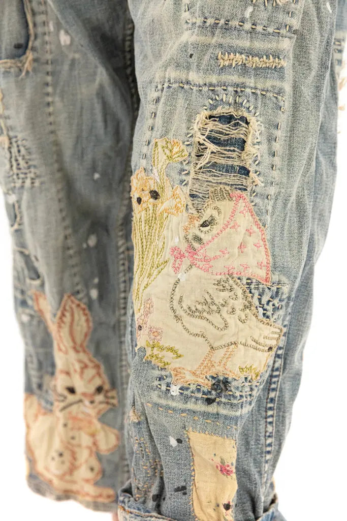 Pants 417 Be A Poem Miners Pants - Washed Indigo