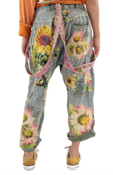 Pants 433 Miners Pants With Sunflower - Ashbury Peace