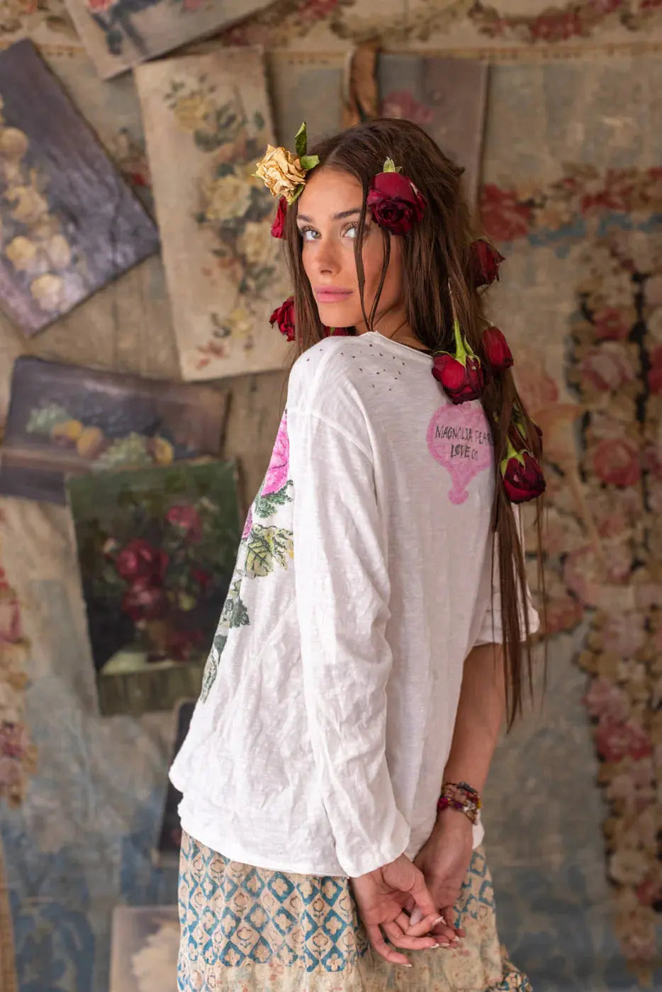 Top 2238 Flor De La Pasion Viggo Tee - True