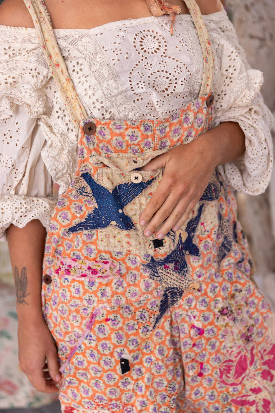 Overalls 148 Appliqué Love - Celine