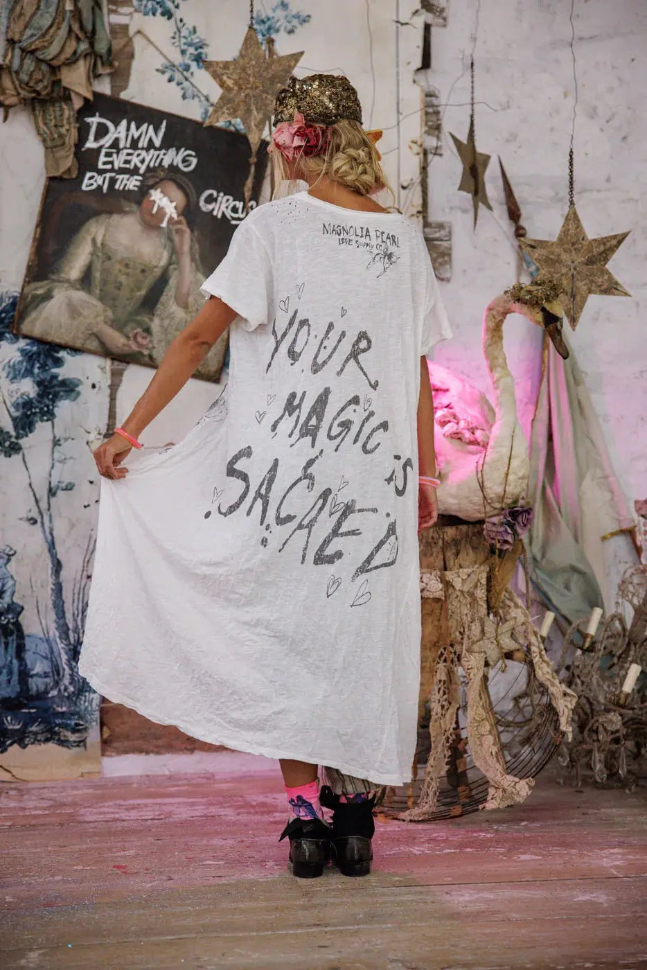 Dress 2064 Your Magic Is Sacred Tee Dress - True
