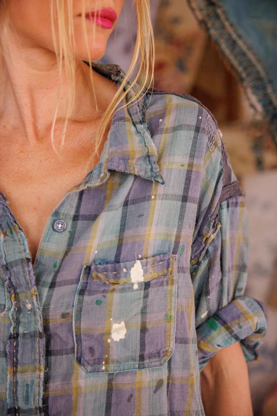 Top 1391 Adison Workshirt - Wave