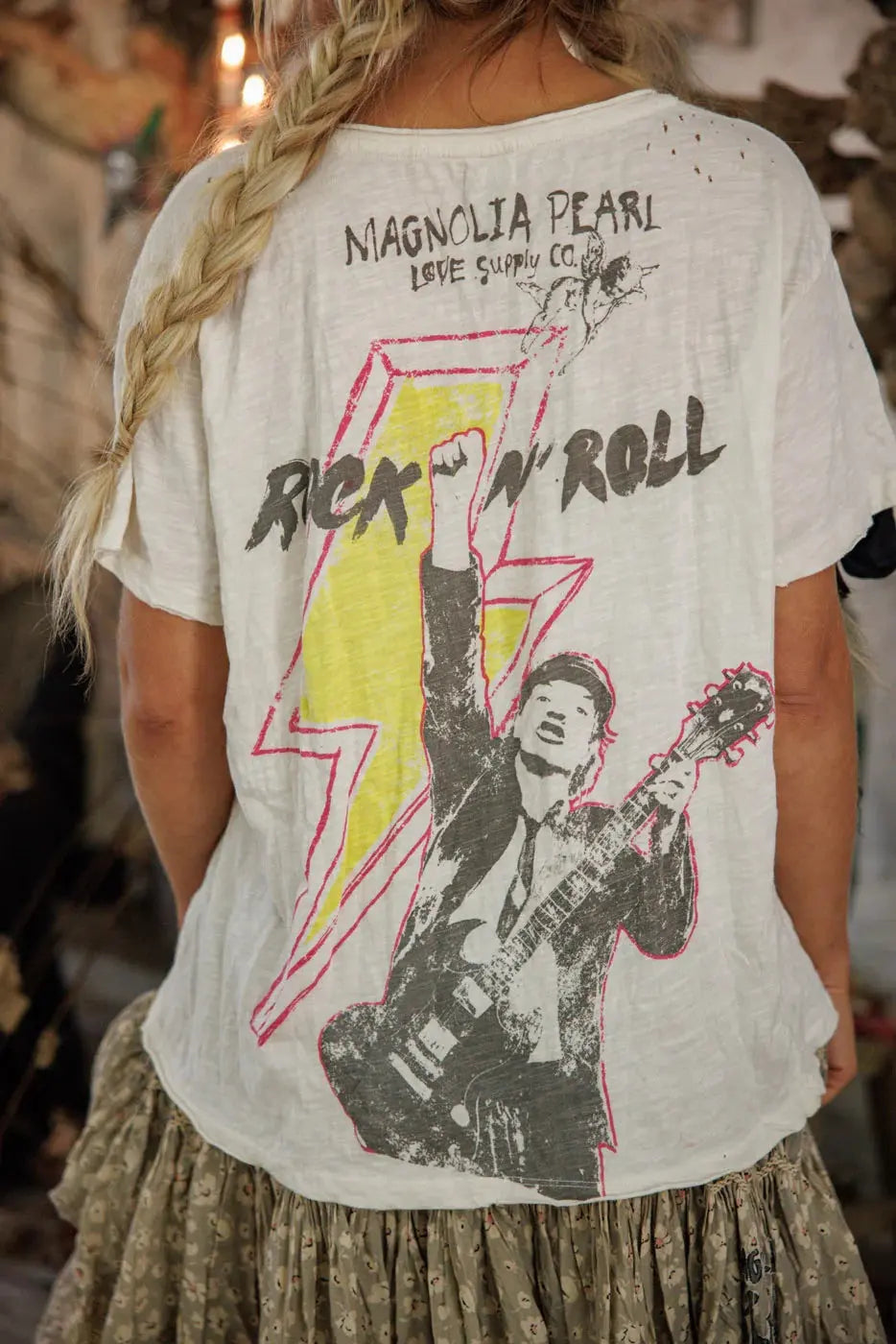Top 2570 AC/DC Rock N' Roll Tee - True
