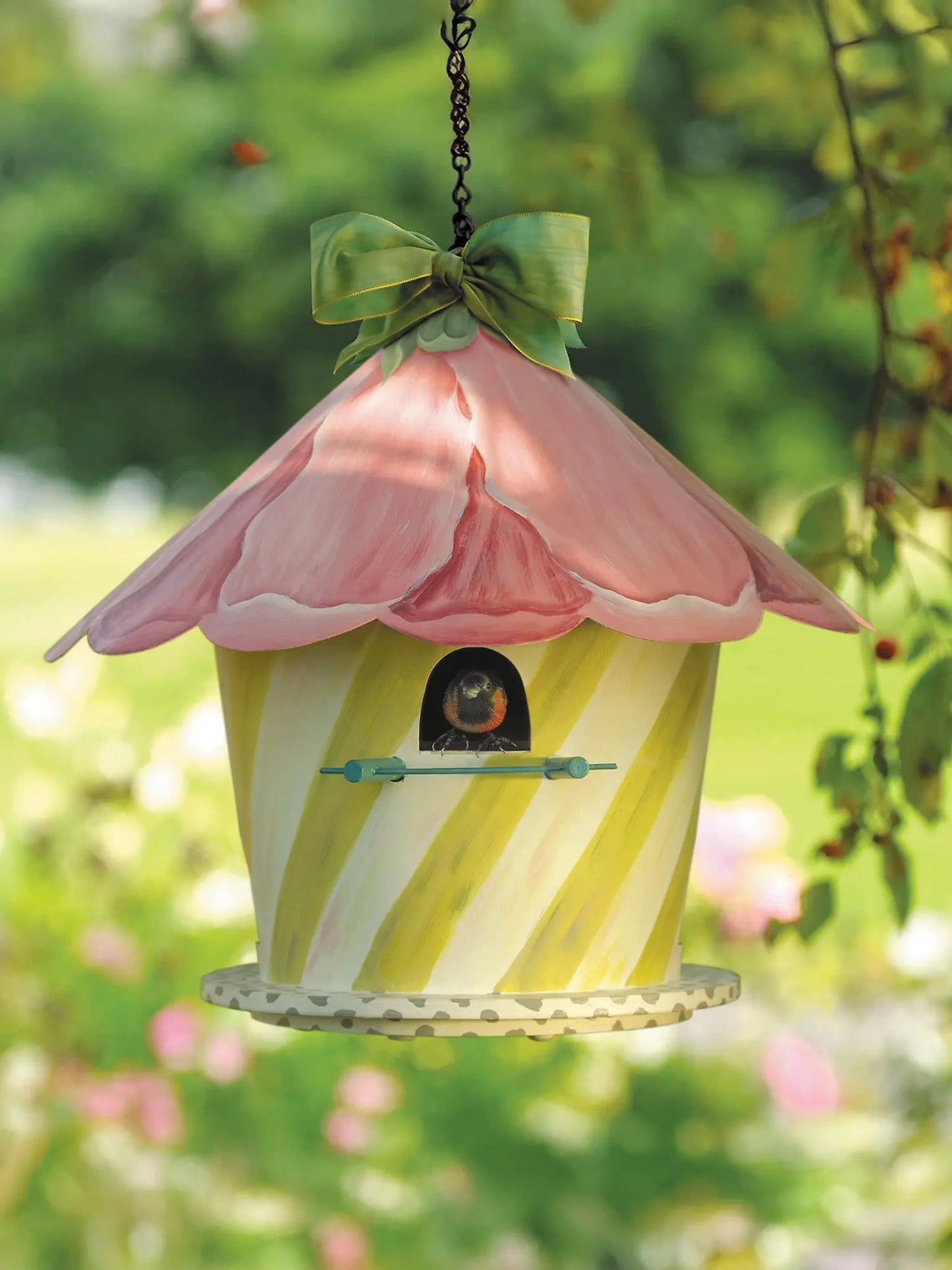 Hollyhock Birdhouse
