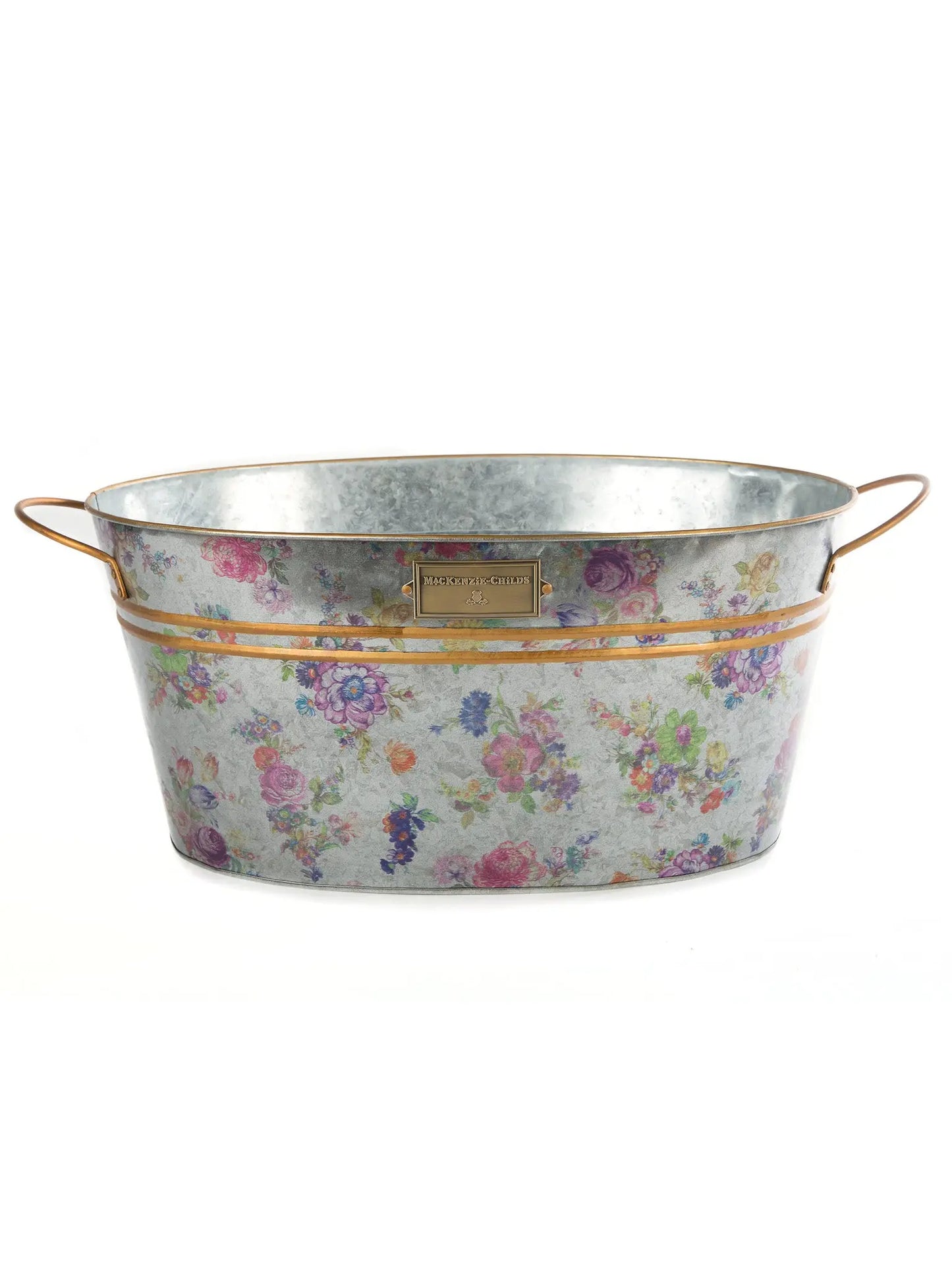 Flower Market Galvanized Beverage Bucket