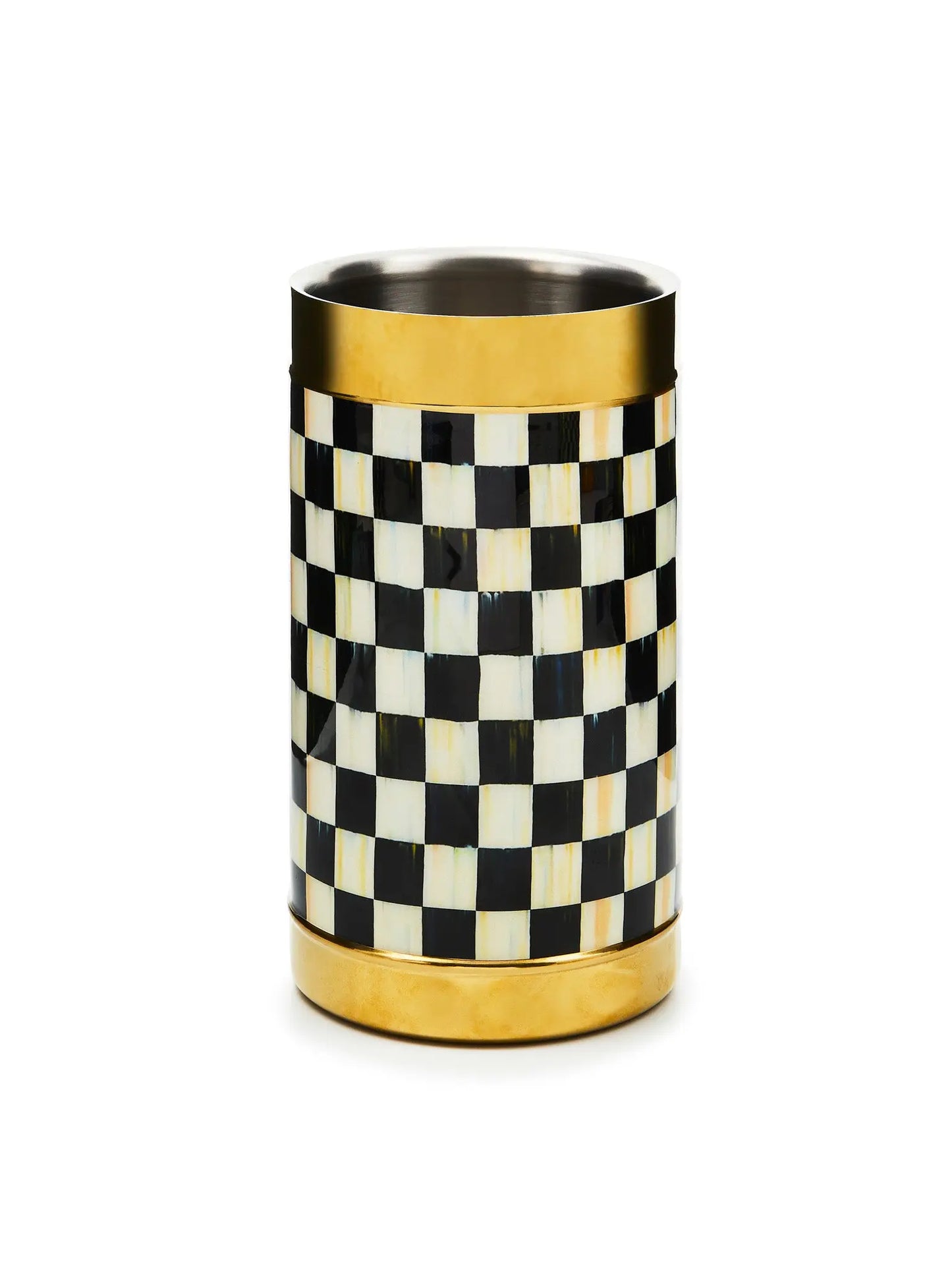 Courtly Check Gold Wine Cooler