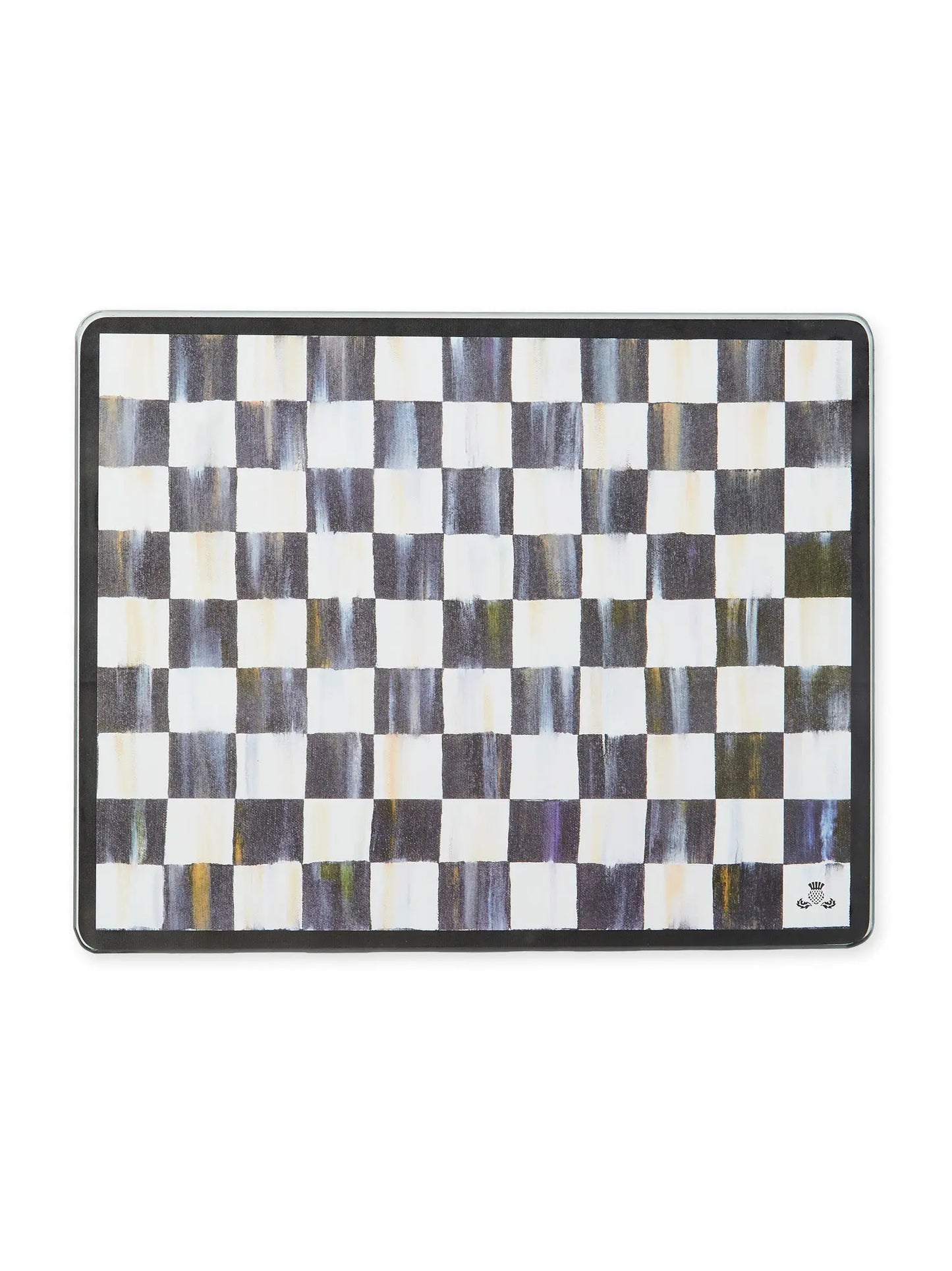 Courtly Check Glass Cutting Board, Set of 2