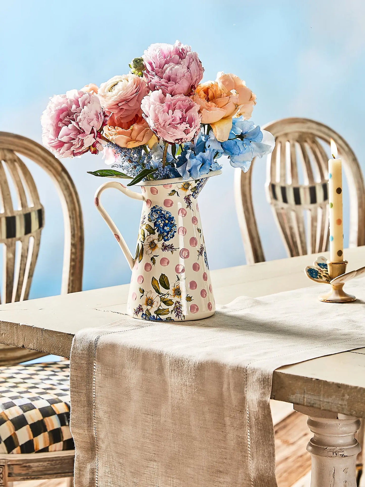 Wildflowers Pink Medium Practical Pitcher