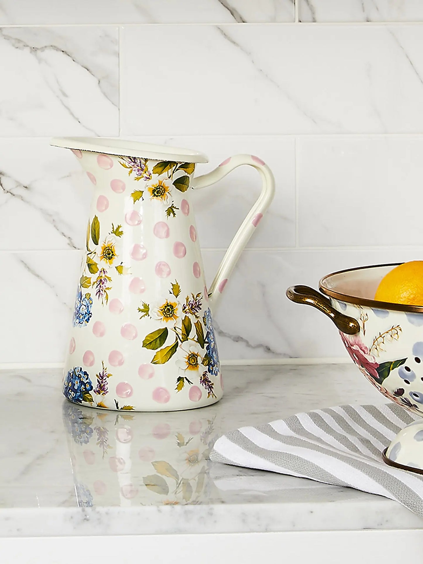 Wildflowers Pink Medium Practical Pitcher