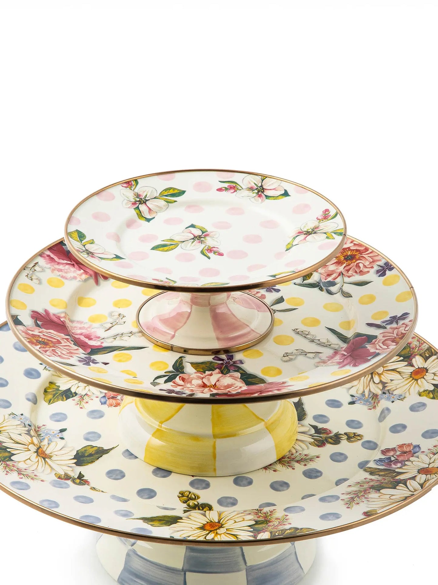 Platter: Mini Pedestal, Wildflowerpnk