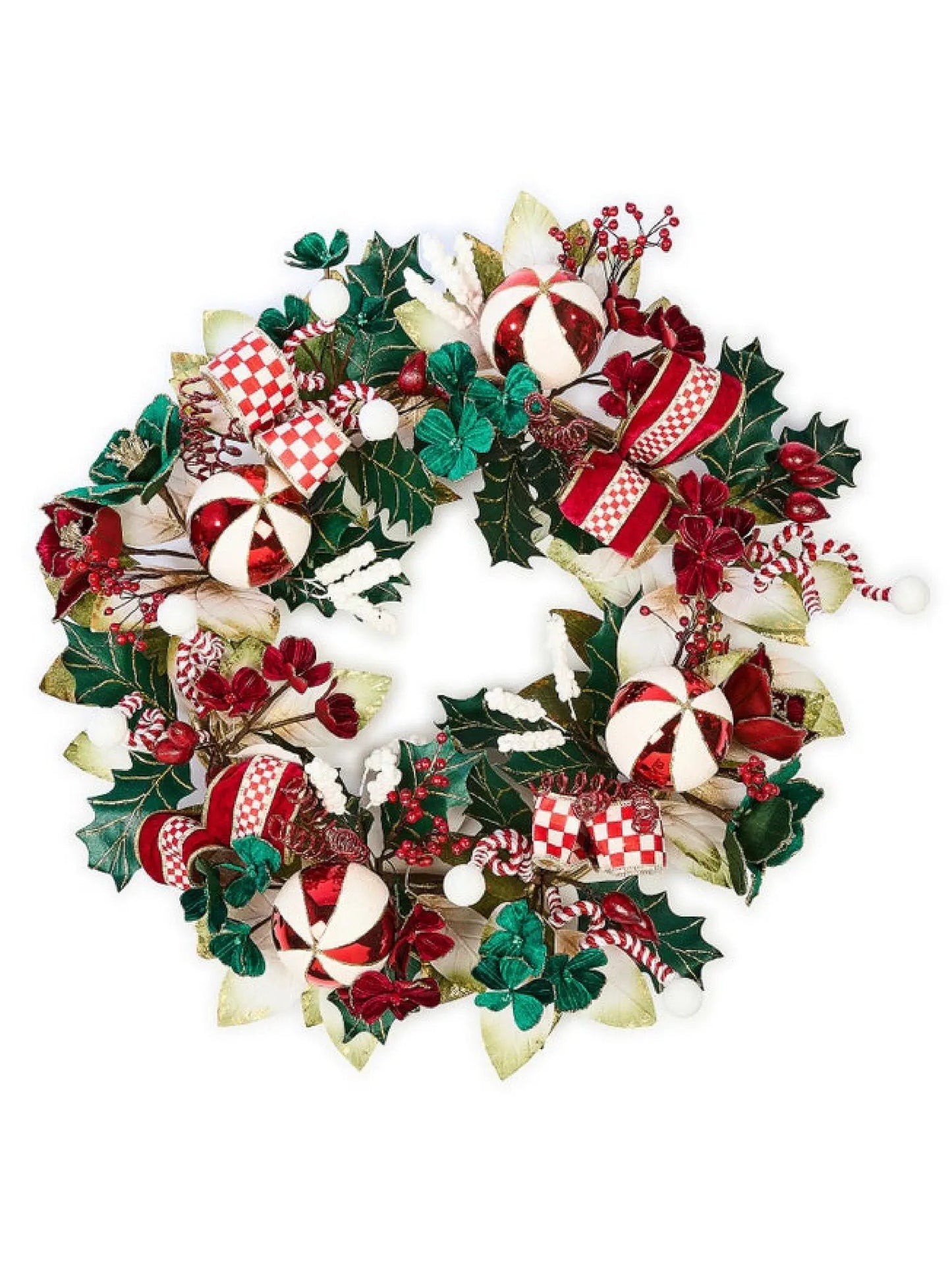 Holly Christmas 26" Wreath