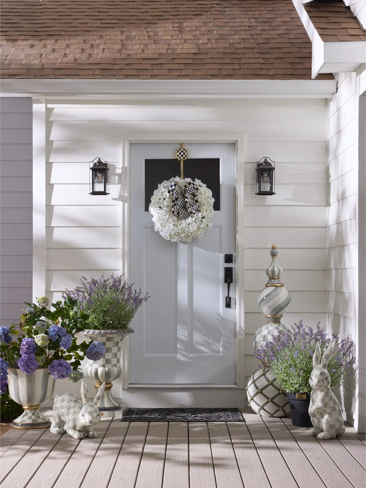 Sterling Check Trophy Topiary