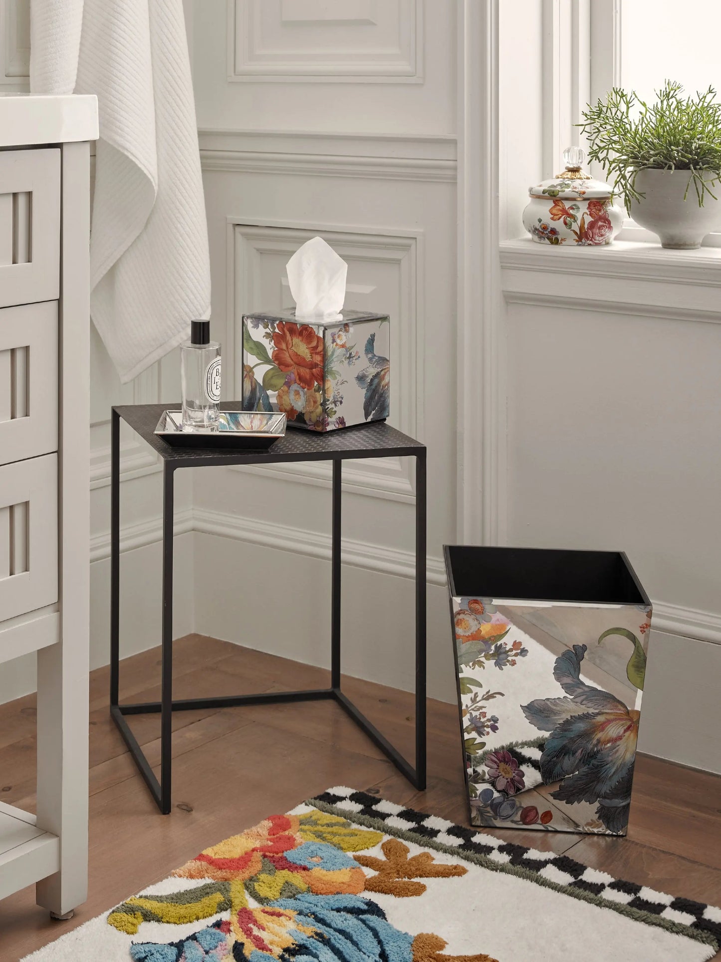 Flower Market Reflections Boutique Tissue Box Cover