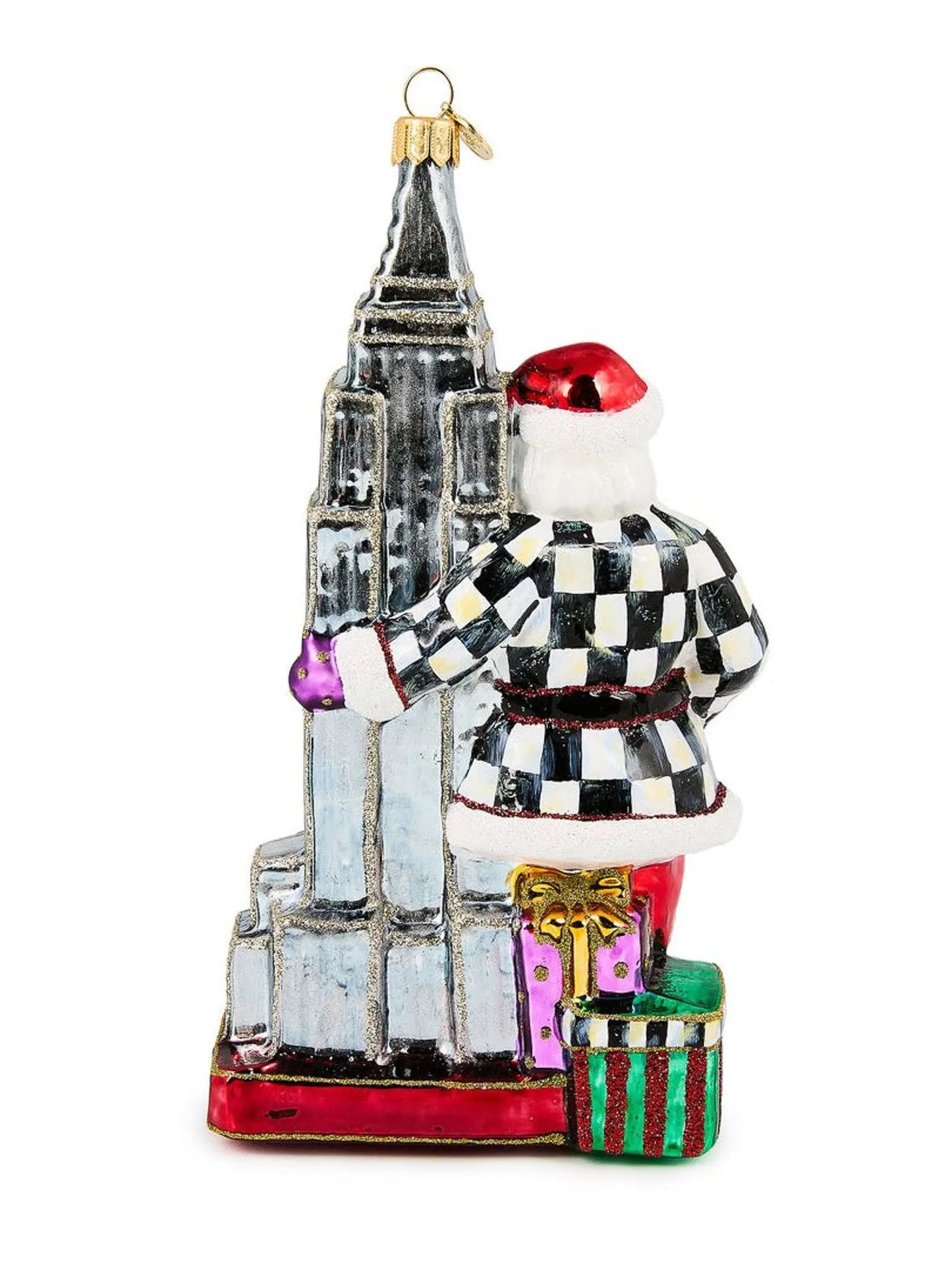 Empire State Building Glass Ornament