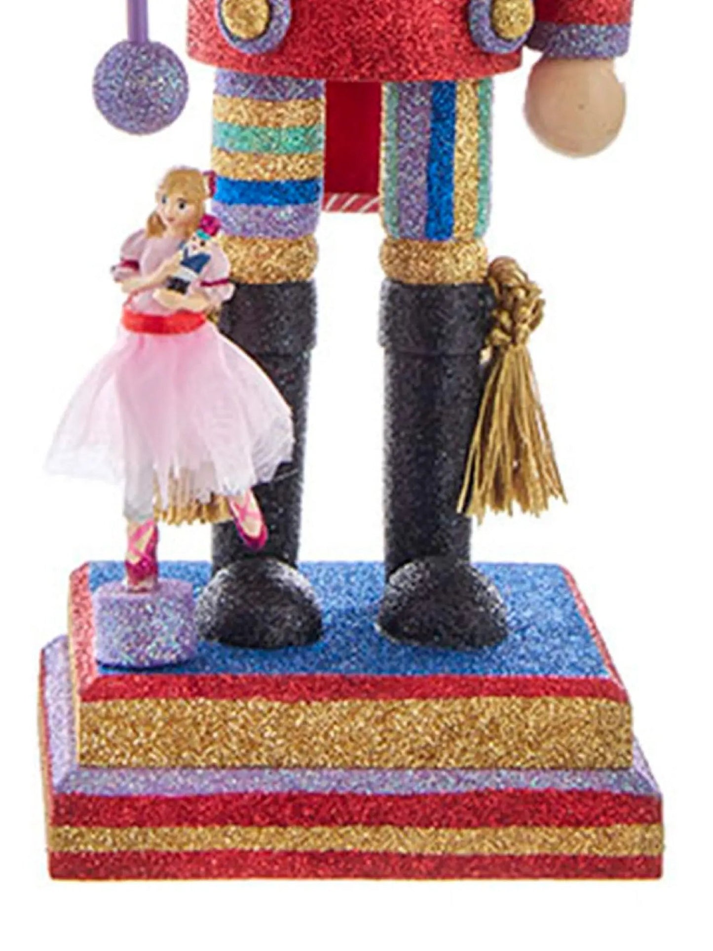 18-Inch Nutcracker Suite Ballet Figurine With Clara | Christmas Decor