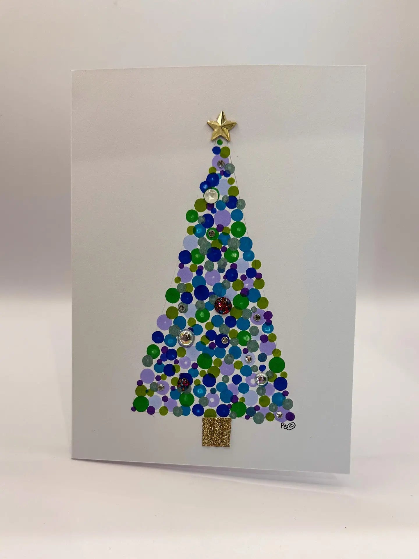 Dot Christmas Tree Card