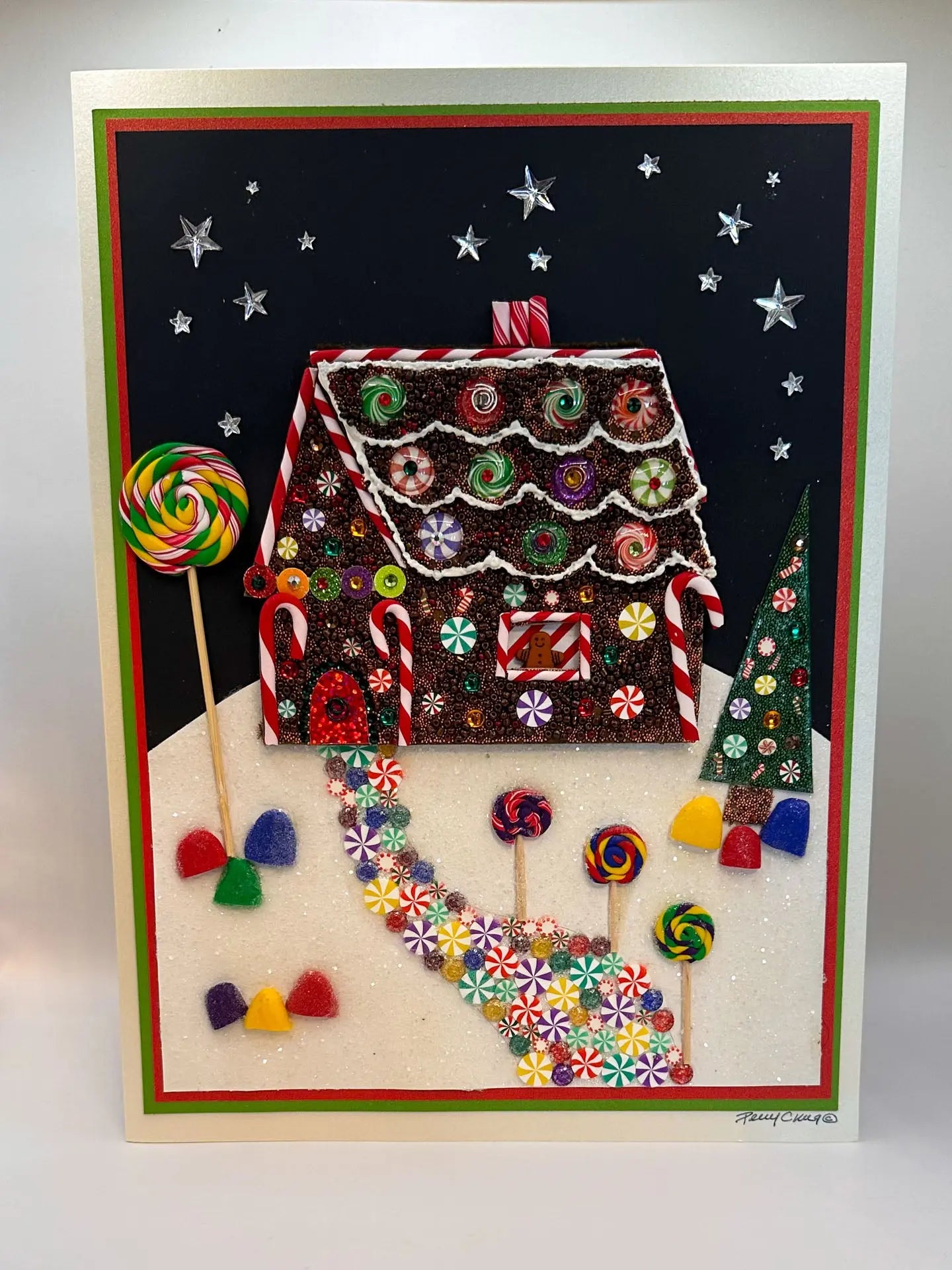 Gingerbread House Christmas Card