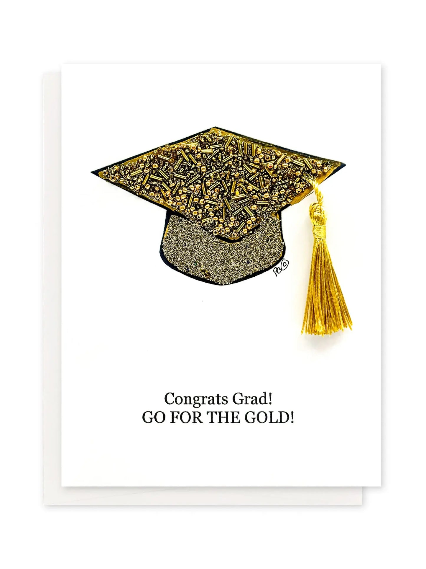 Go For the Gold Graduation Card