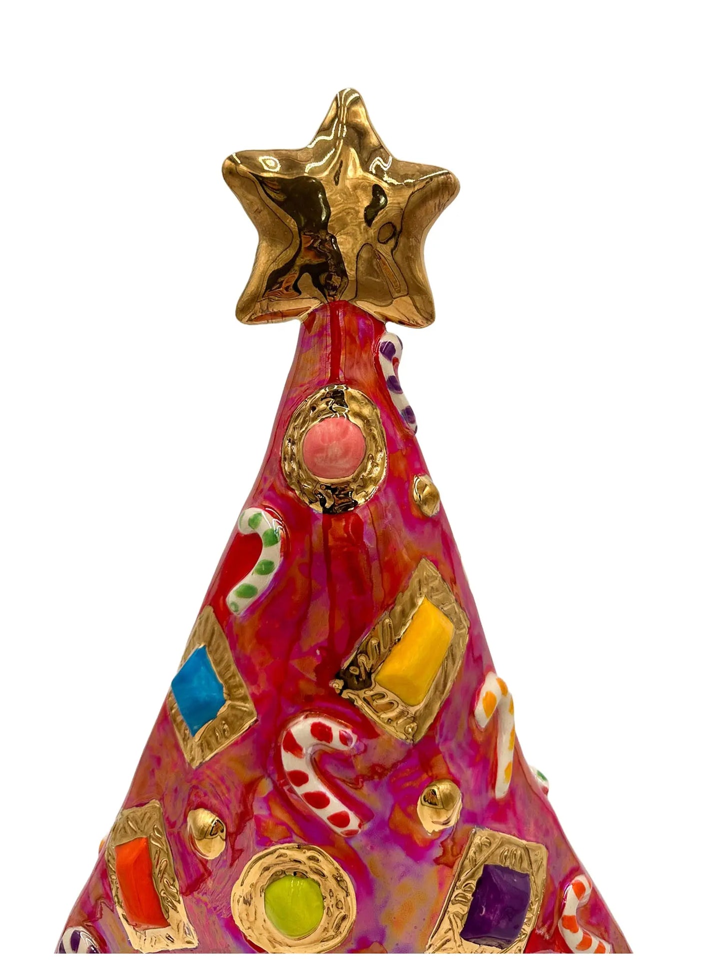 Extra Large Christmas Tree with Candy Canes and Jewels