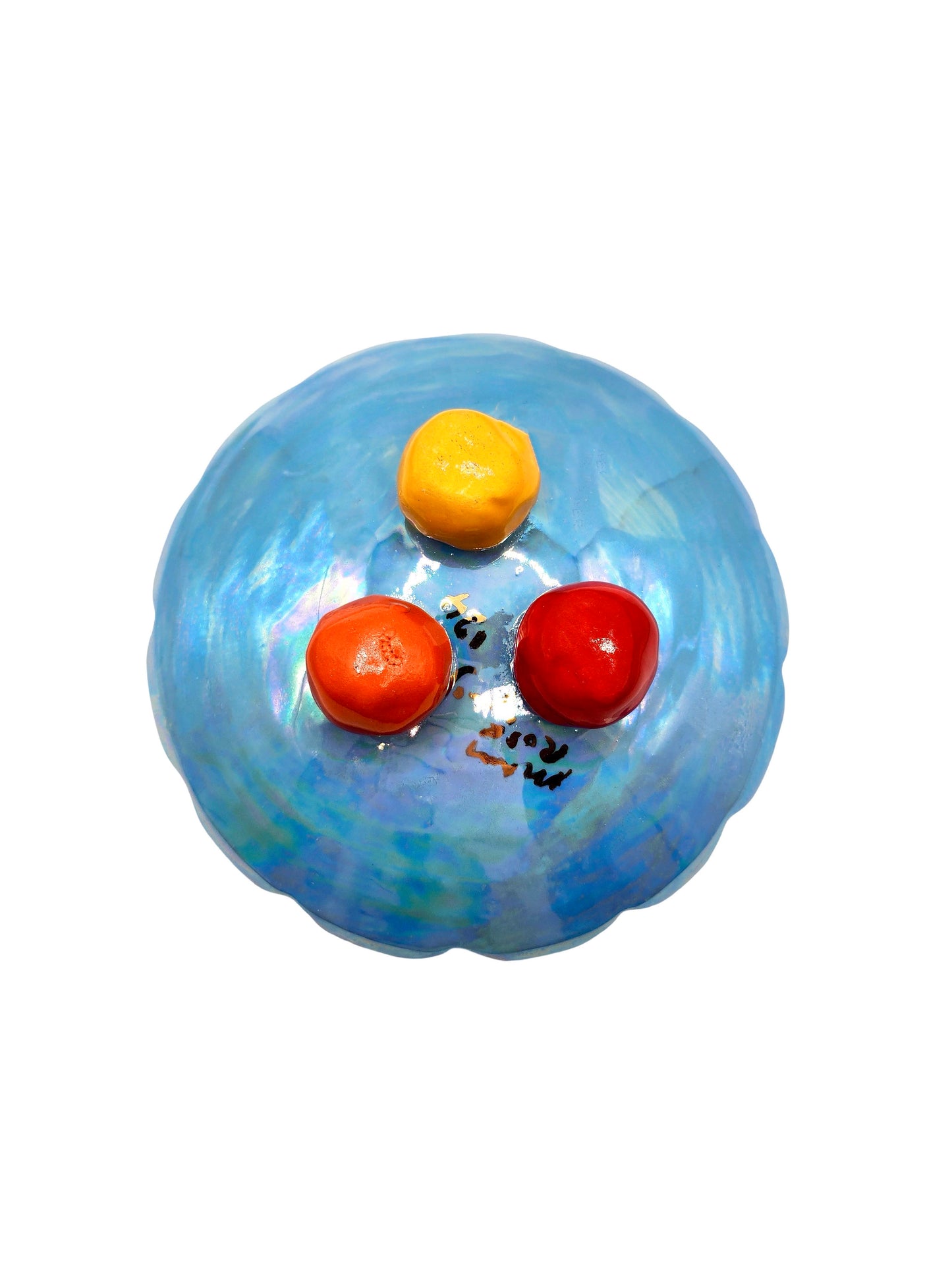 Blue Royal Jeweled Dish 1