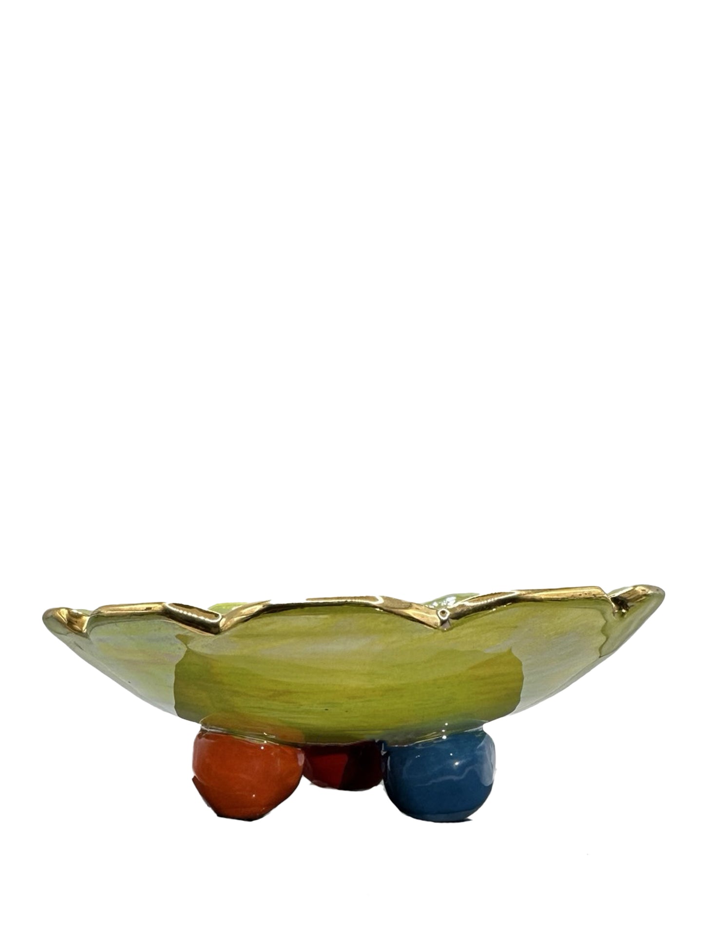 Green Royal Jeweled Dish 1