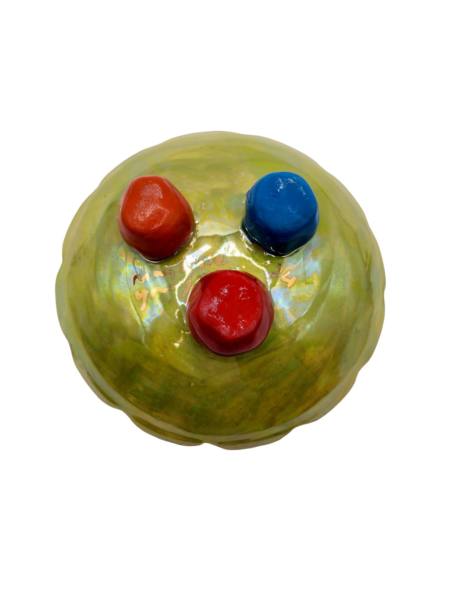 Green Royal Jeweled Dish 1