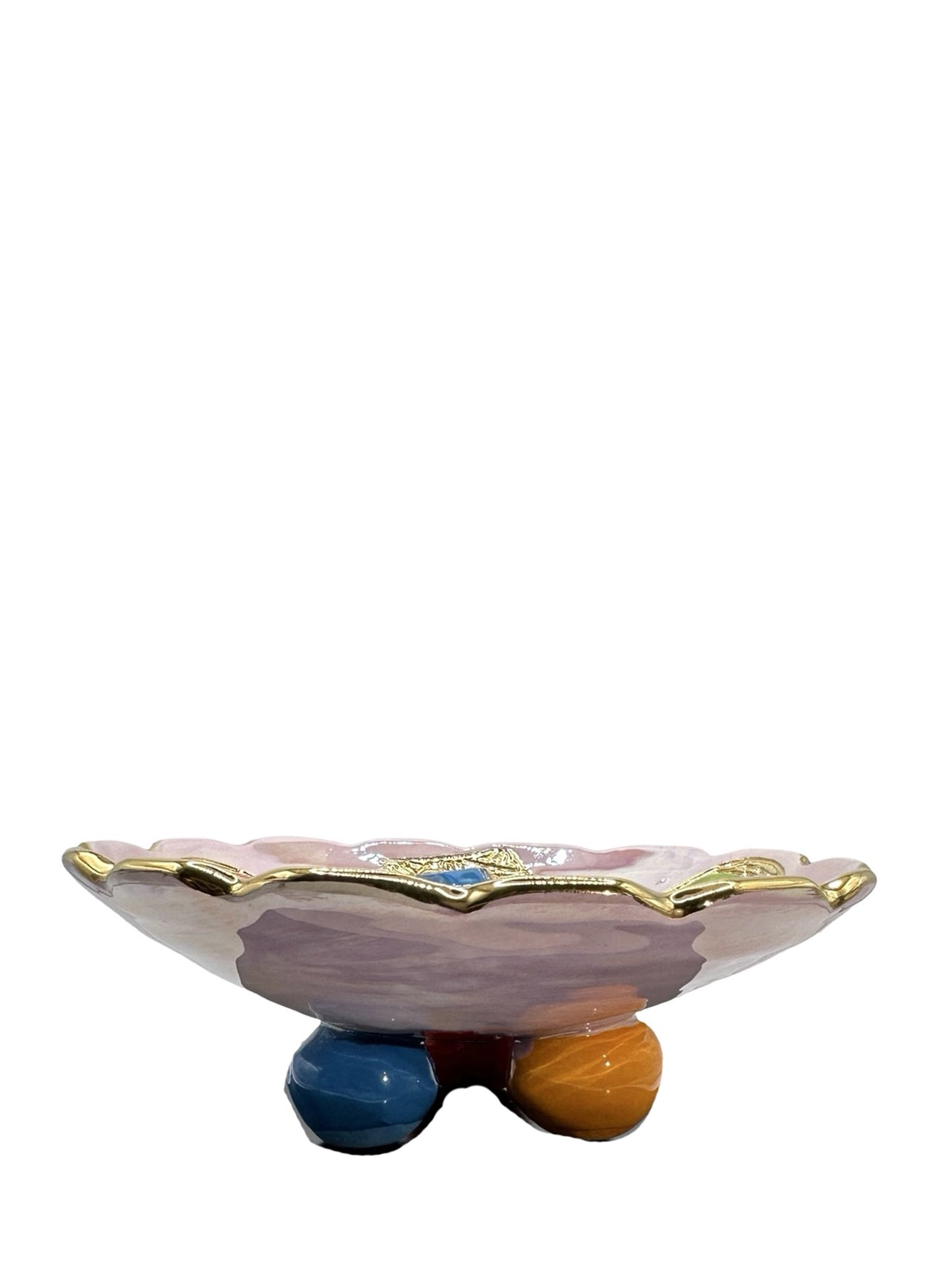 Lavender Royal Jeweled Dish