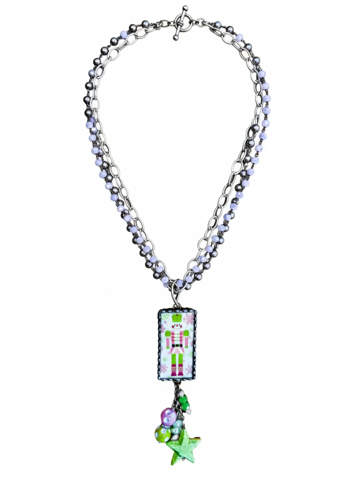 "Tinselberry" Nutcracker Pendant Necklace