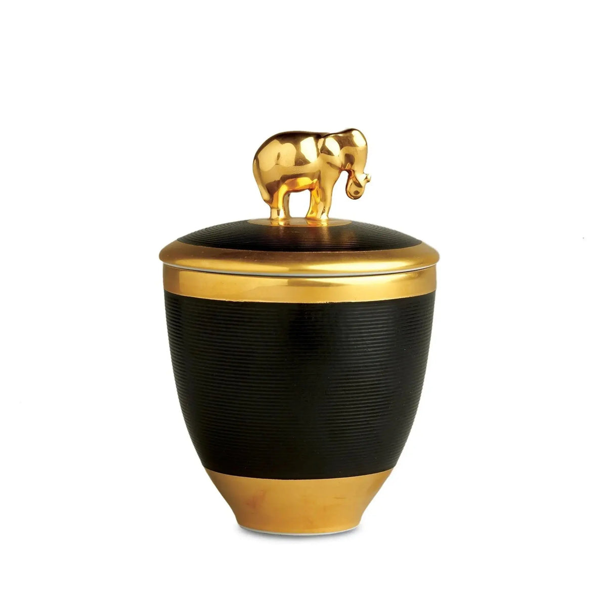 Elephant Candle-Noir