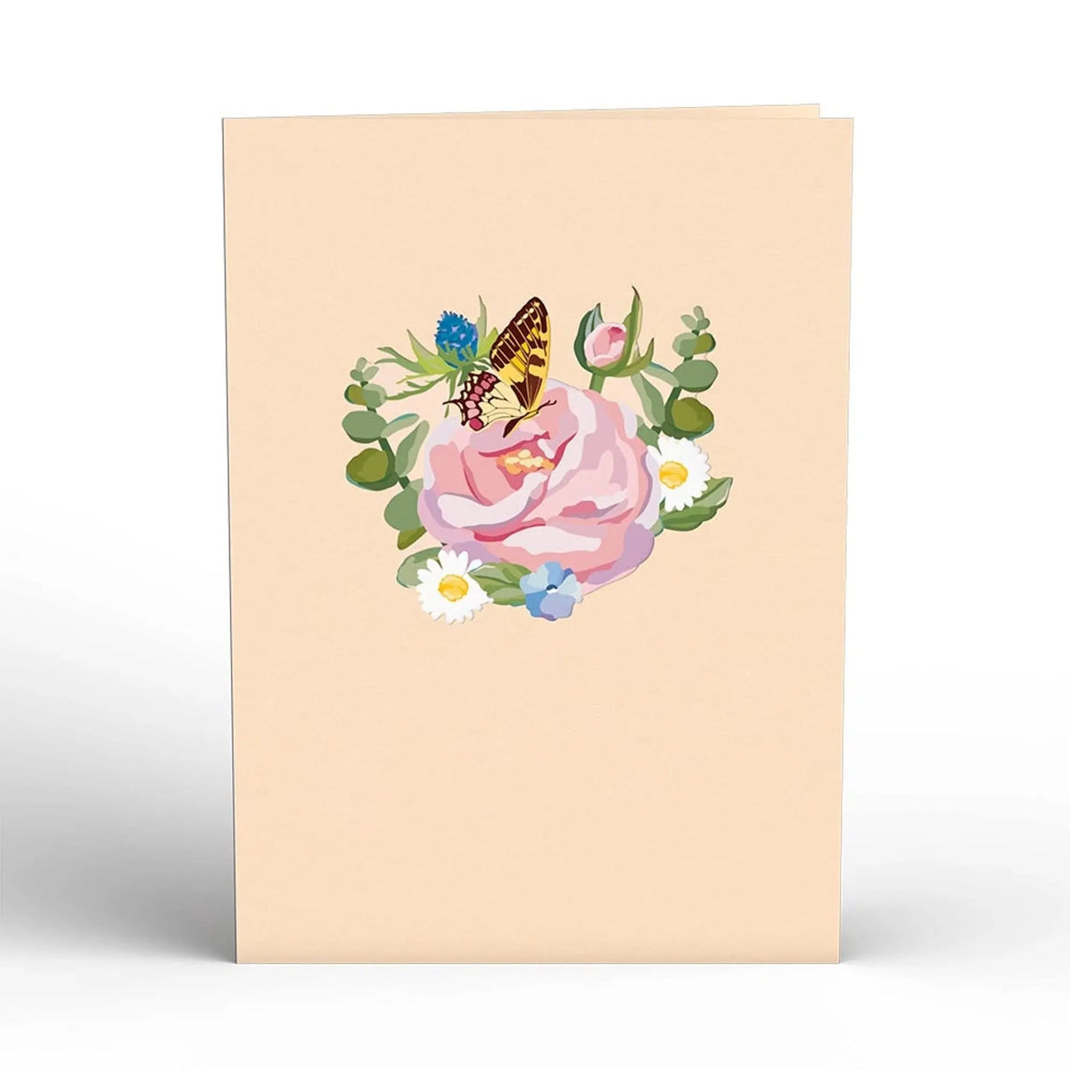 ArtsiPhartsi Hydrangea Butterflies Pop-Up Card Greeting Cards