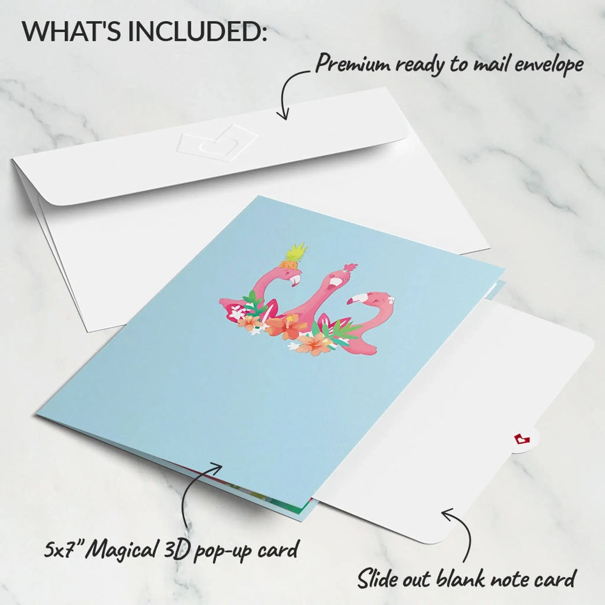 Party Flamingo Pop-Up Card