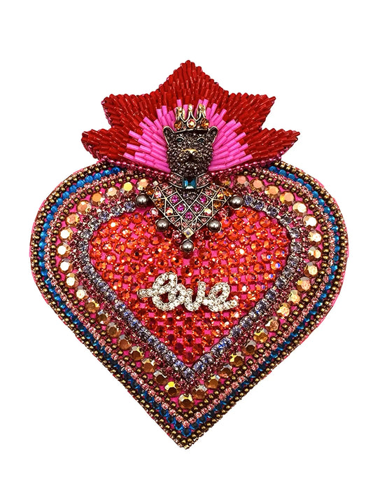 Kitty Love 6" Heart