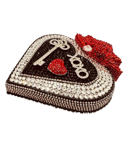 ArtsiPhartsi Key to My Heart 6” Mixed Media Wall Sculpture
