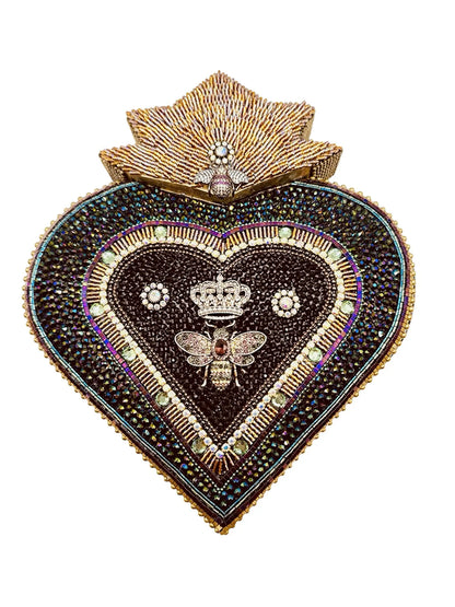Black Bee 9” Heart