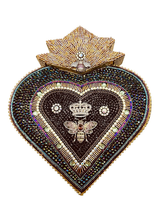 Black Bee 9” Heart
