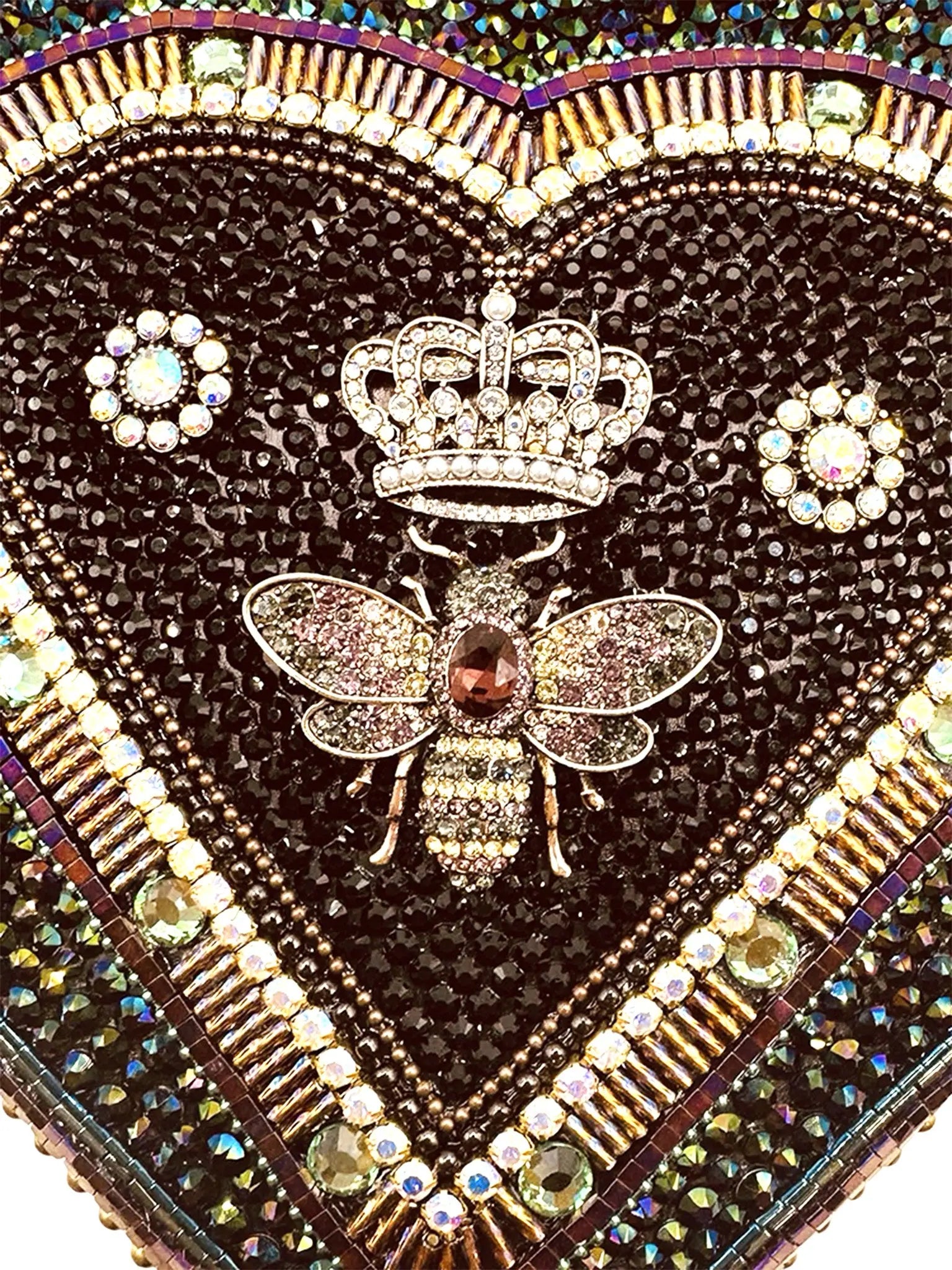 Black Bee 9” Heart