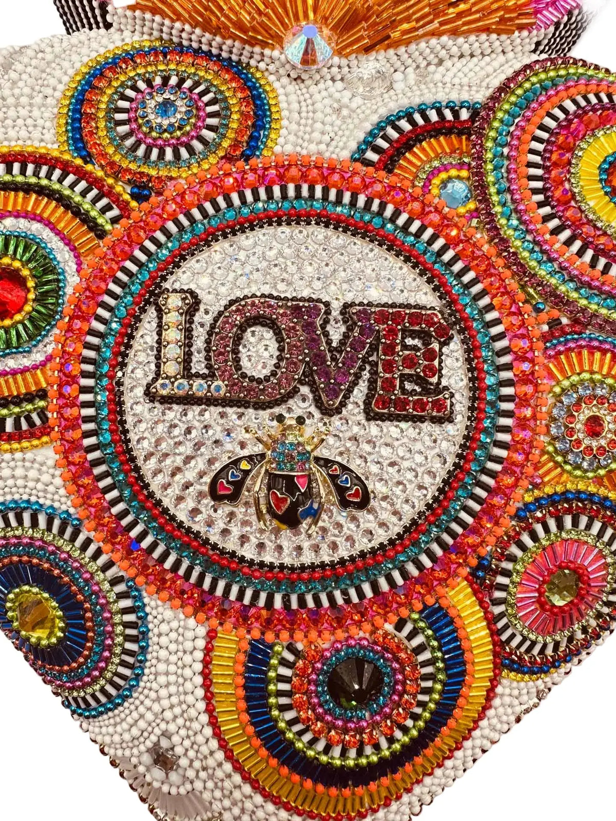ArtsiPhartsi Circle of Love Heart 12" Mixed Media Wall Sculpture