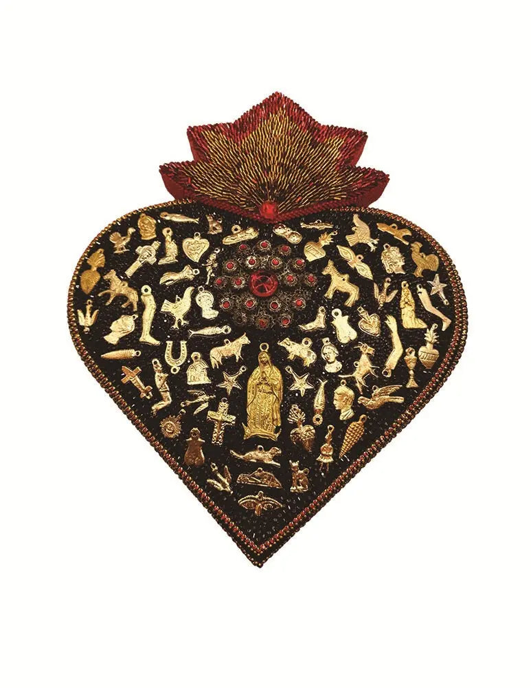 Black Milagro 12” Heart