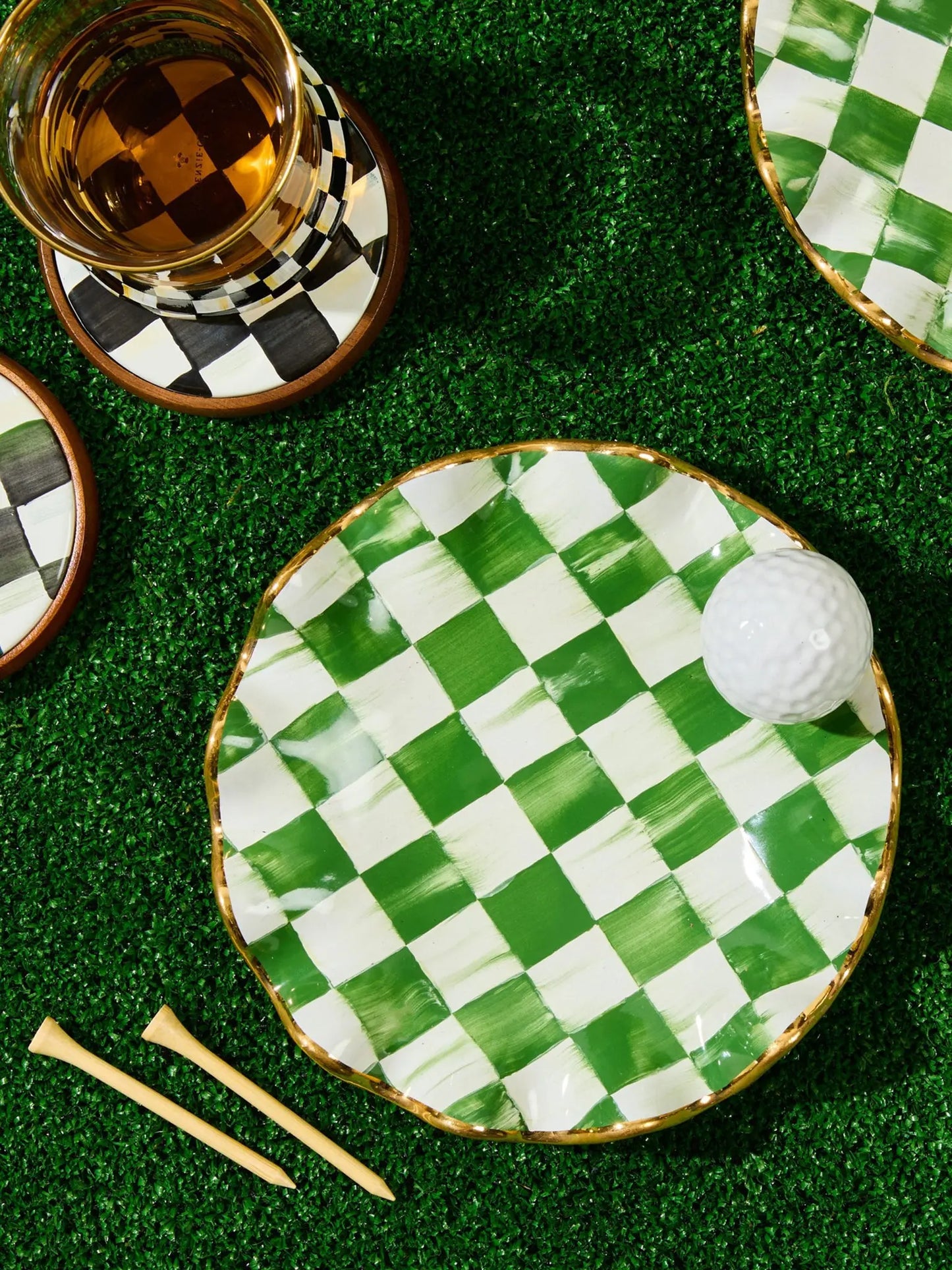 Putting Green Ceramic Dish