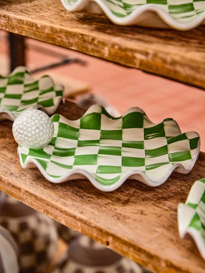 Putting Green Ceramic Dish