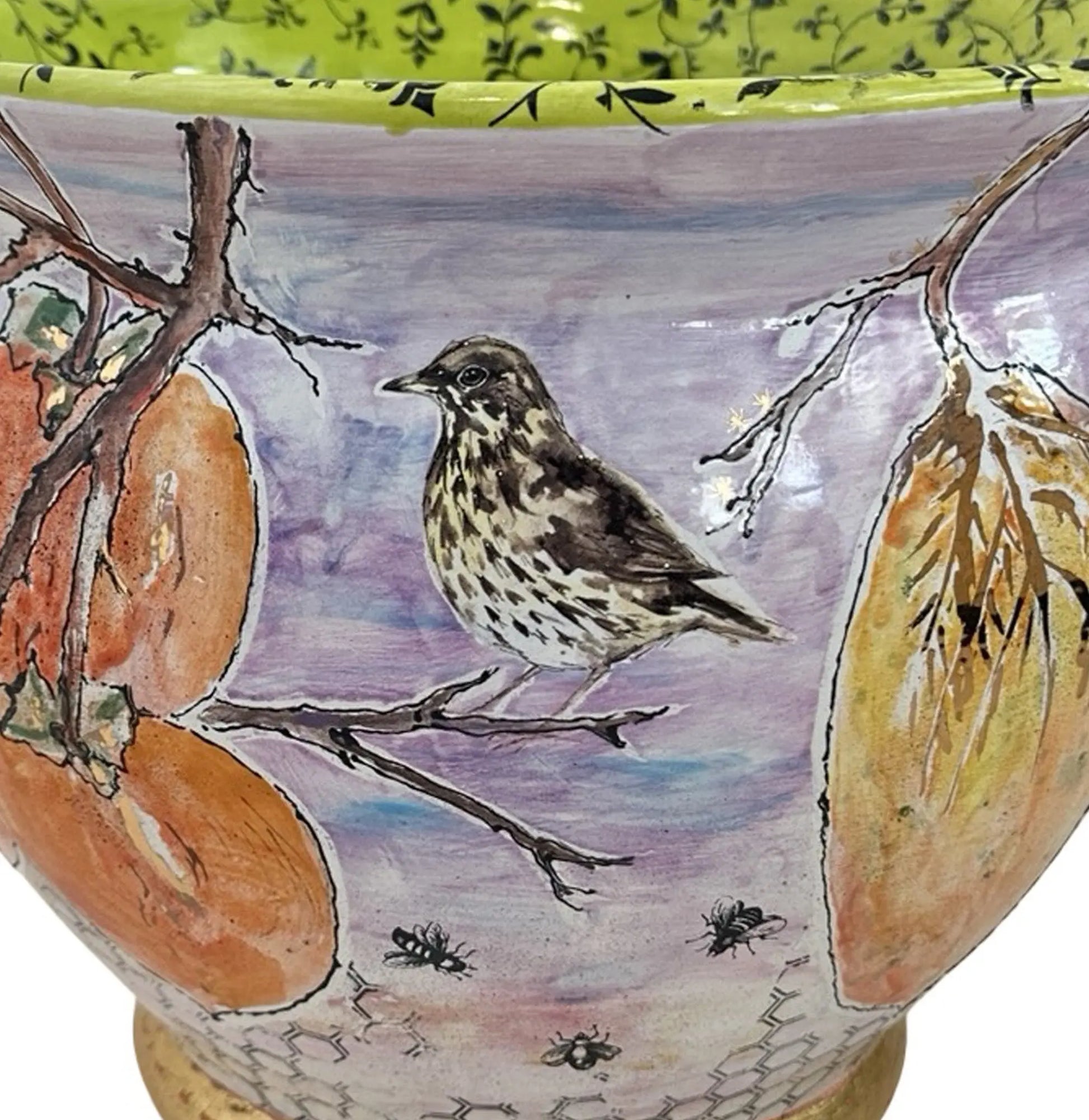 Grand Persimmon Cache Pot